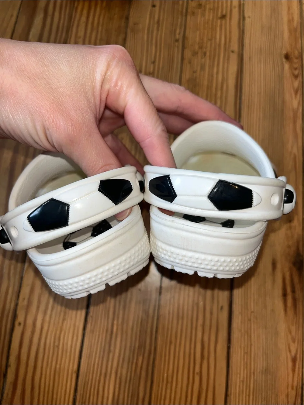 CROCS Soccer - black and white